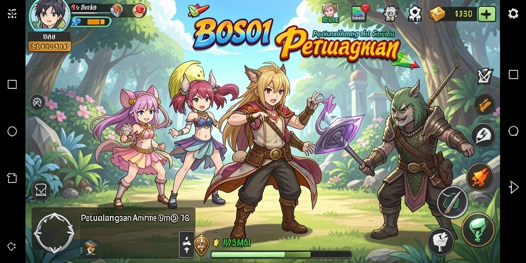 Tampilan gameplay BOS01 yang memukau dengan aksi seru.