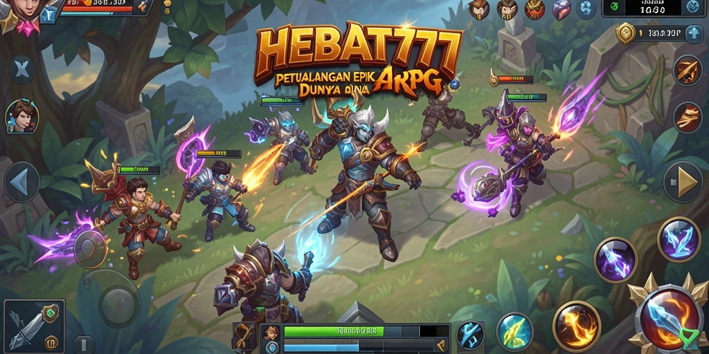Tampilan gameplay mendebarkan di HEBAT777 dengan aksi ARPG.