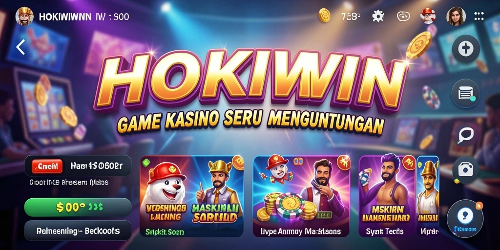 Tampilan menarik dari gameplay HOKIWIN yang mendebarkan.