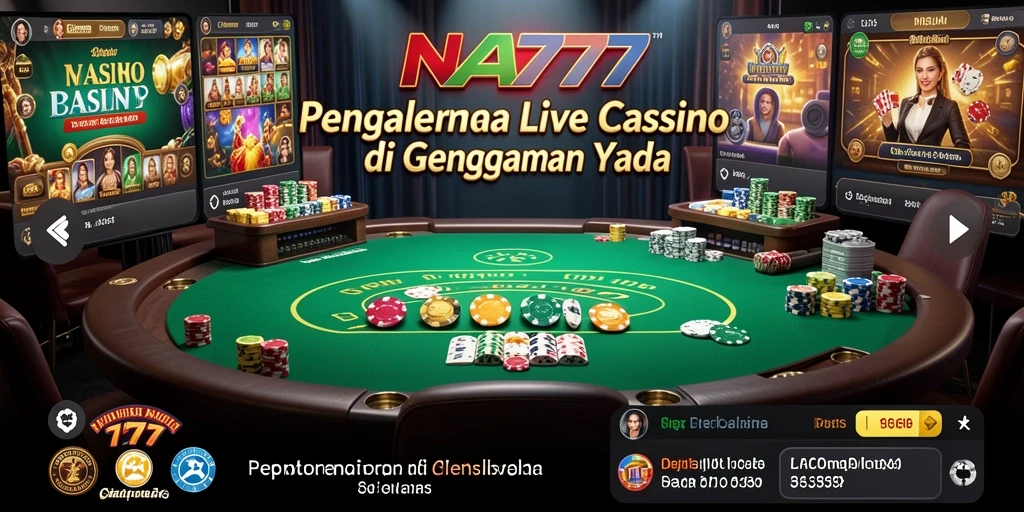 Screenshot gameplay Live Casino yang memukau dari NA777.