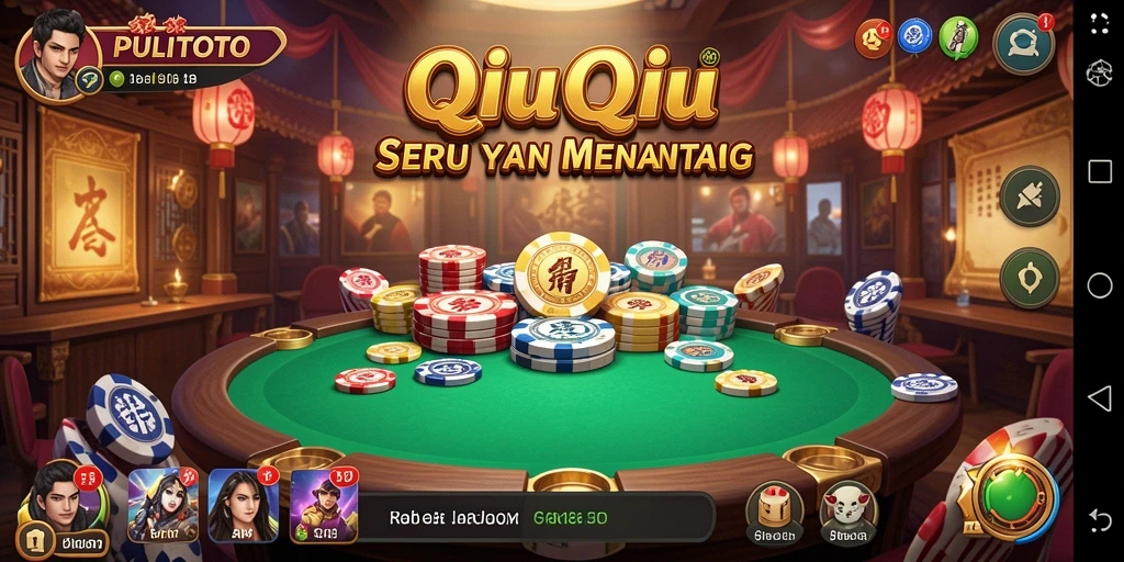 Gameplay QiuQiu yang seru di PULITOTO.