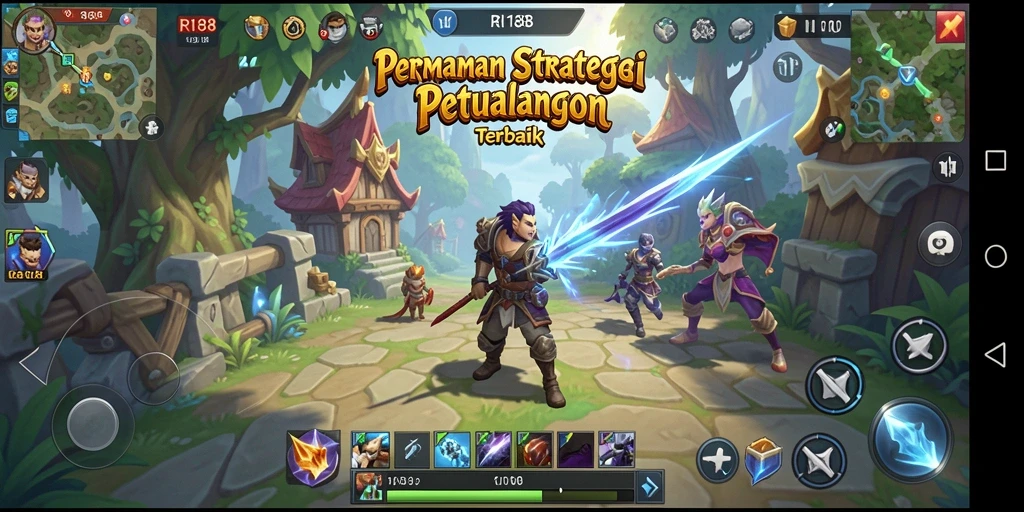 Tangkapan layar utama dari gameplay mendebarkan RI188.